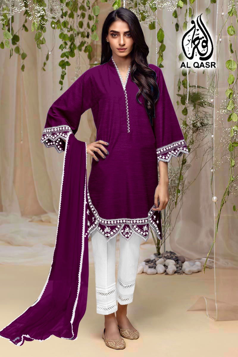 Al Qasr 1201 New Heavy Ethnic Wear Georgette Ready Made Collection